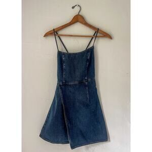 Vintage denim Sisley dress Y2K